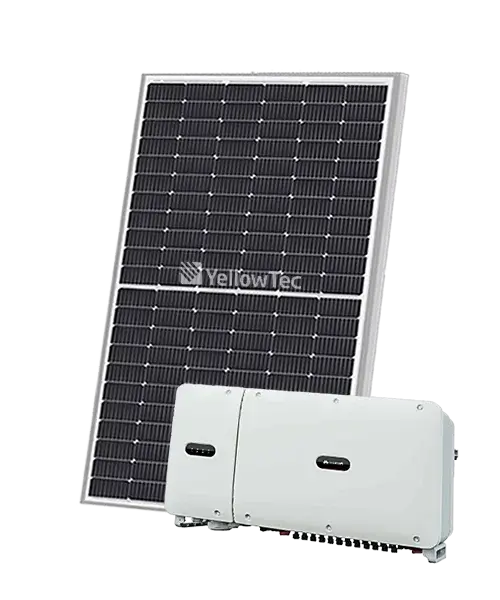 Solcellepanel-med-aluramme-med-Huawei-inverter